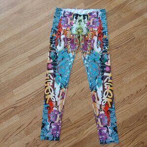 M Wild Leggings Red Tiger